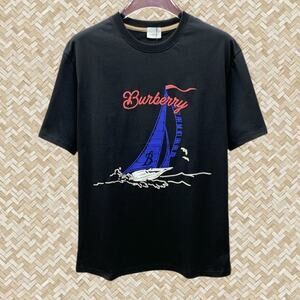 Burberry Men's Black Short Sleeve Shirt